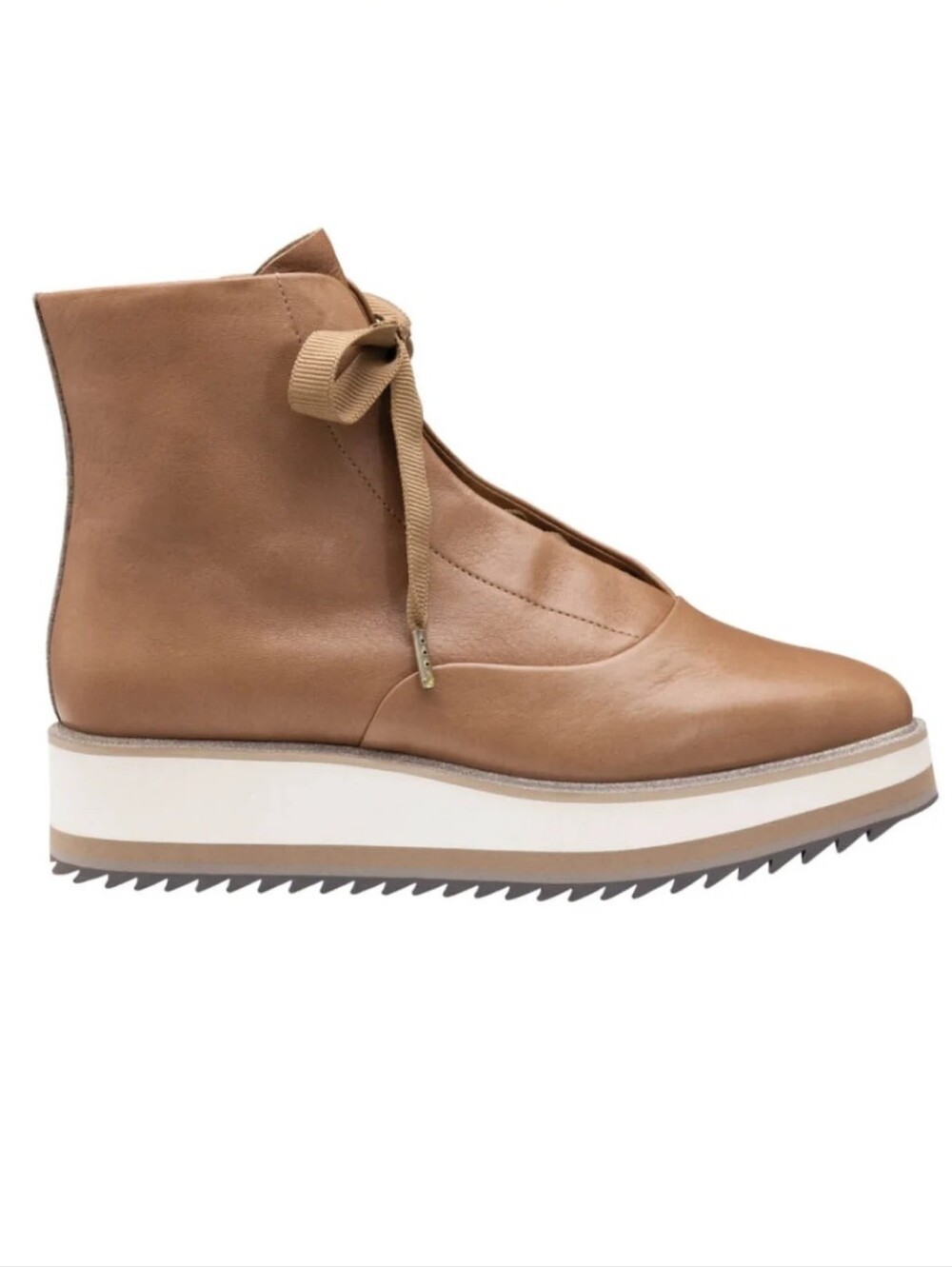 Johnston & Murphy Gracelyn Women's Tan Leather Lace Up Ankle Boot 7 Nwob